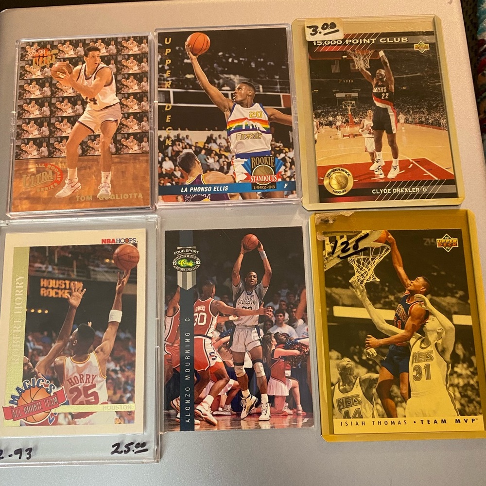 Alonzo Mourning Isiah Thomas Clyde Drexler